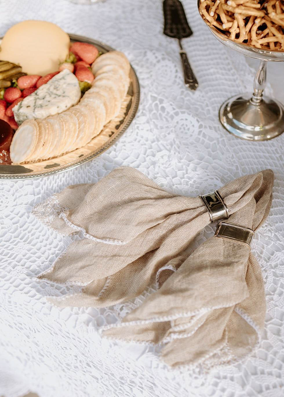 Vintage Silver Napkin Rings – Set of 12