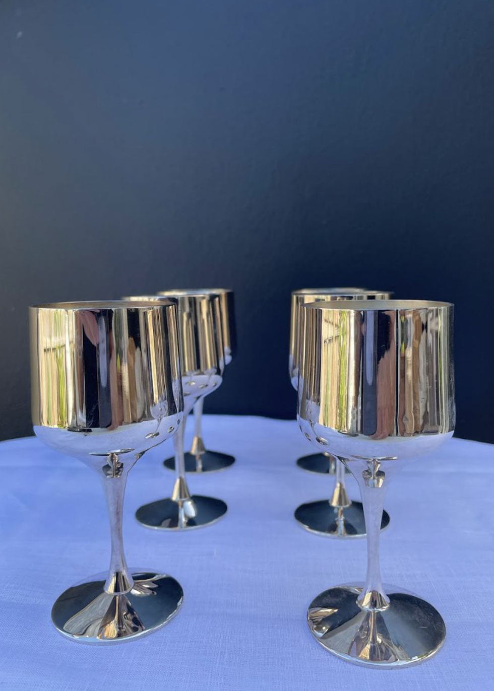 Vintage Silver Goblets – Set of 6