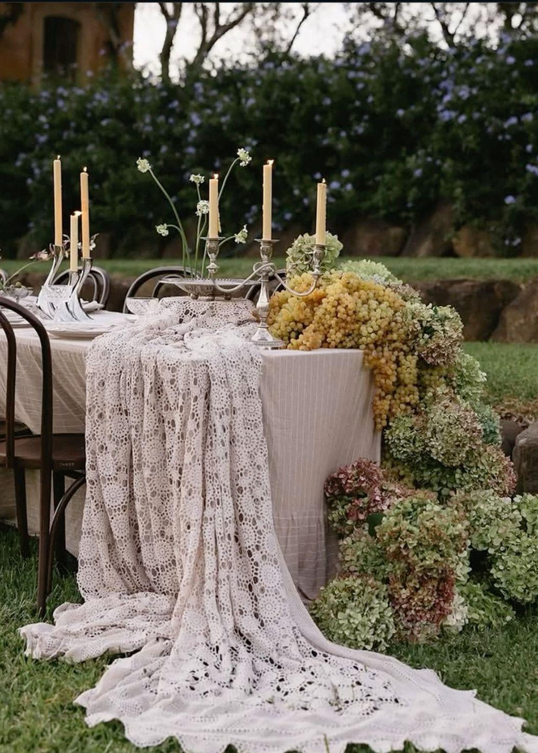 Vintage Doily Lace Tablescloth