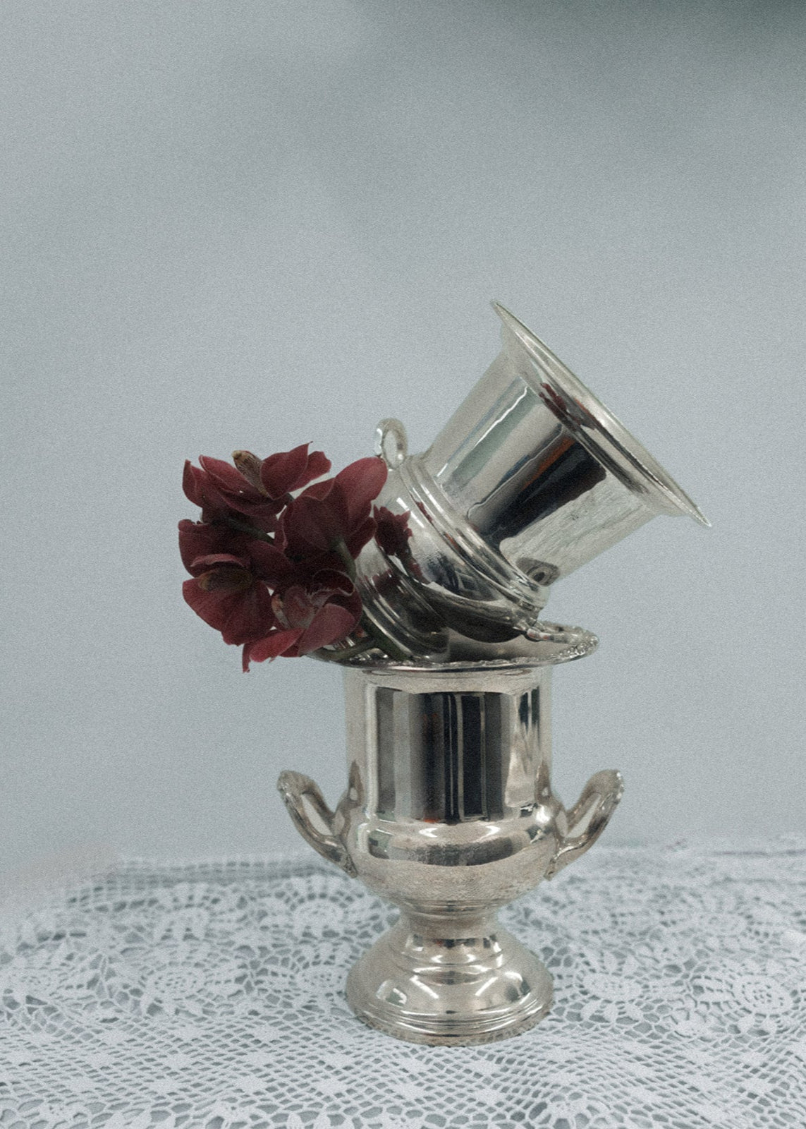 Vintage Silver Smooth Champagne Bucket