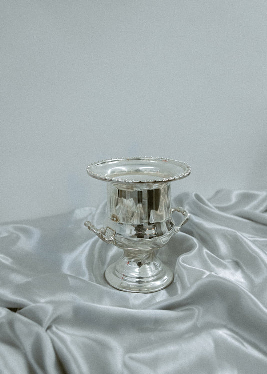 Vintage Silver Beaded Champagne Bucket