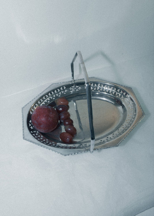 Vintage Silver Royal Collection basket