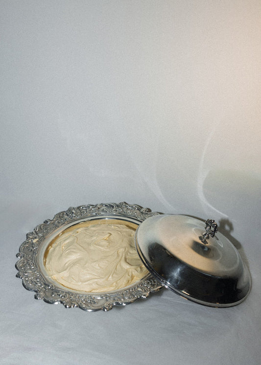 Ornate Vintage Silver Covered Dish