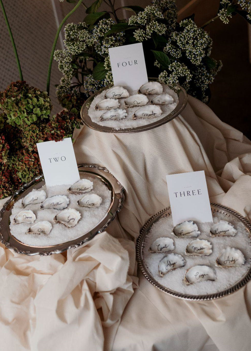 Vintage Silver Round Serving Trays – Assorted Styles